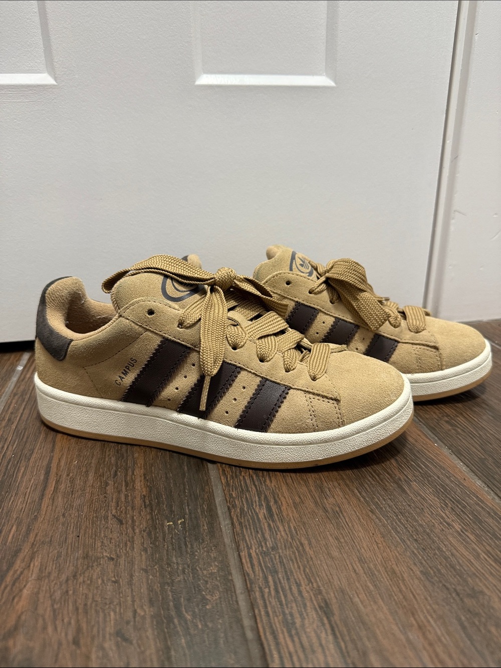 adidas Campus Suede Sneakers in Tan and Brown